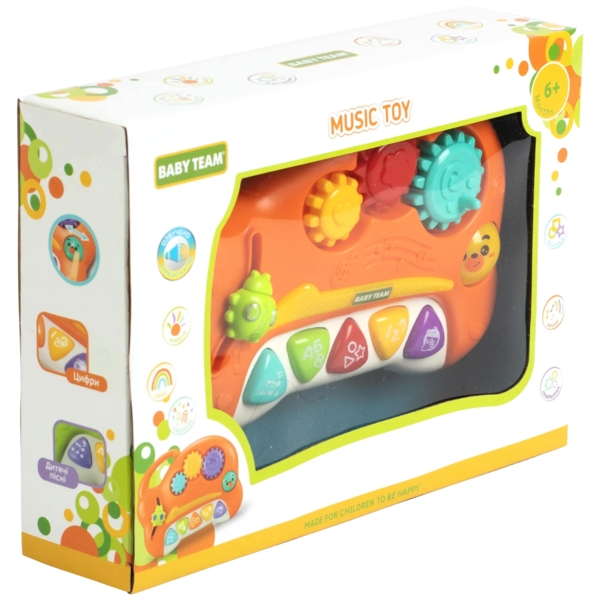 Музична іграшка Baby Team Забавка (8645_помаранчевий) - Pampik - 3