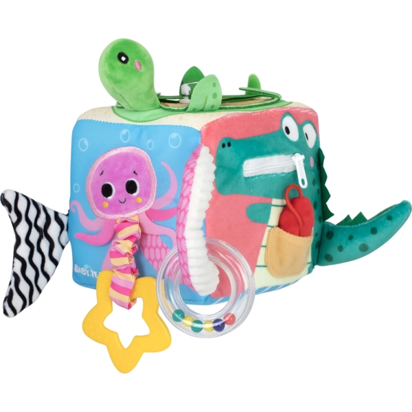 Игрушка-подвеска Baby Team Развивающий кубик (8570_океан) - Pampik