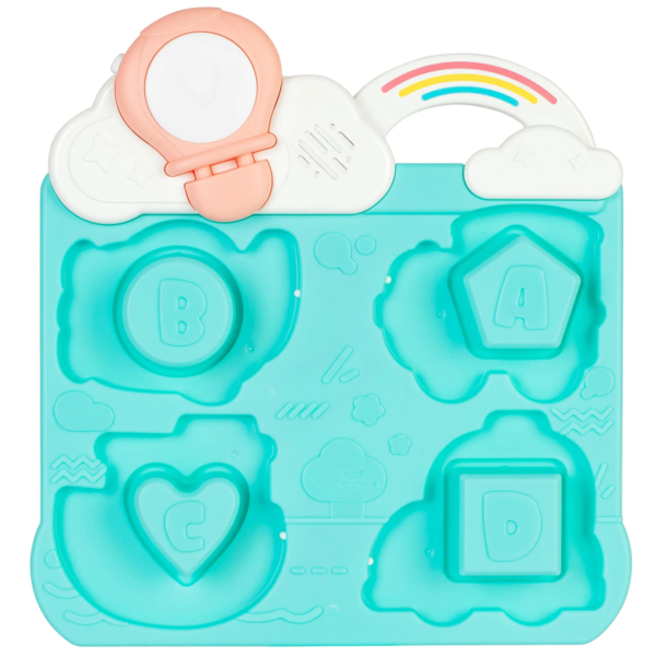 Іграшка музична Baby Team Пазл-сортер Транспорт, блакитний (8648_транспорт блакитний) - Pampik - 4