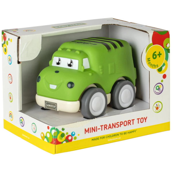 Іграшка Baby Team Міні-транспорт Машинка, зелений (8604_зелена машинка) - Pampik - 3