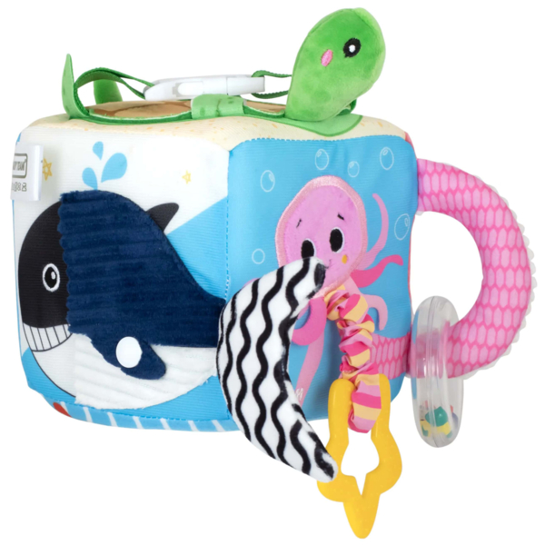Игрушка-подвеска Baby Team Развивающий кубик (8570_океан) - Pampik - 2