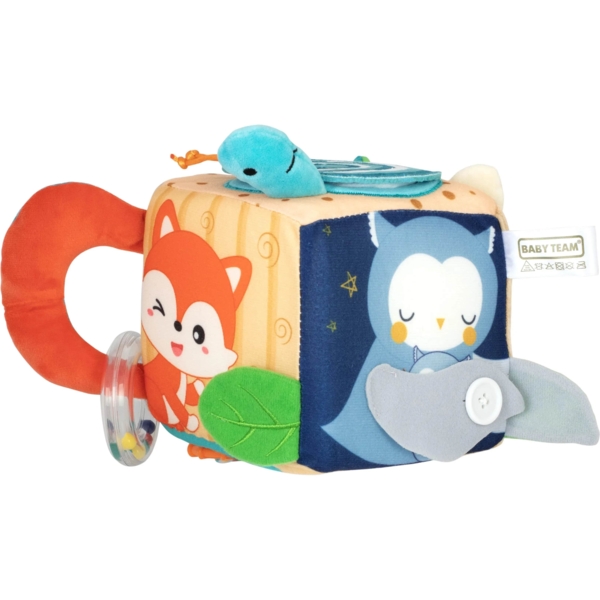 Игрушка-подвеска Baby Team Развивающий кубик (8570_сафари) - Pampik