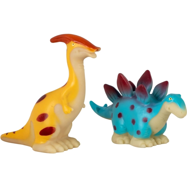 Набор игрушек Baby Team Динозавры, 2 шт. (8757_желтый и голуб. динозав) - Pampik