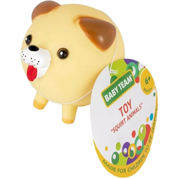 Игрушка Baby team Веселые животные Собачка с брызгалкой (8750_песик) - Pampik