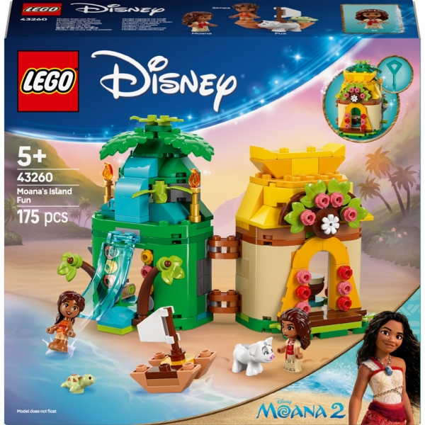 Конструктор LEGO Disney Princess Островные развлечения Ваяны, 175 деталей (43260) - Pampik