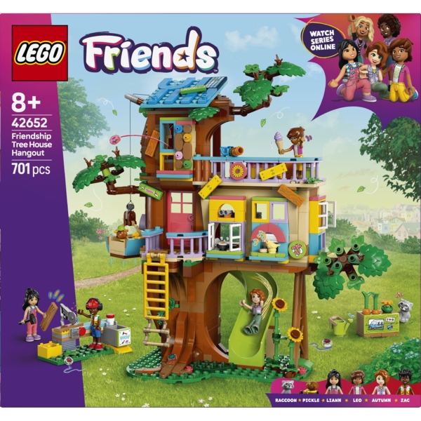 Конструктор LEGO Friends Тусовка у будиночку дружби на дереві, 701 деталь (42652) - Pampik