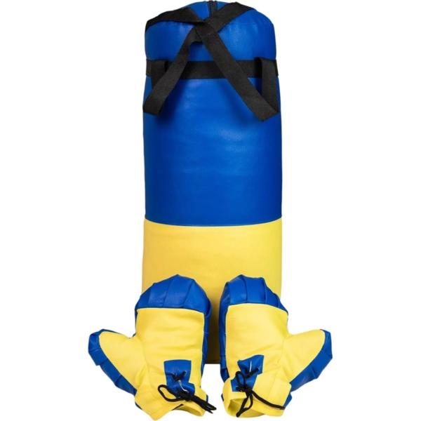 Боксерський набір Strateg Ukraine великий, синій із жовтим (2016) - Pampik