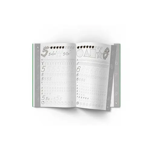 Прописи. Математика. Вчимося писати цифри (F00012963) - Pampik - 5