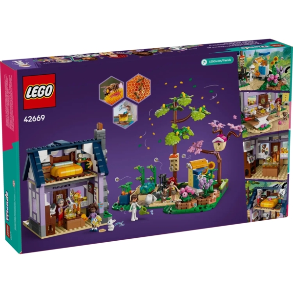 Конструктор LEGO Friends Будиночок і квітник бджолярів, 1161 деталь (42669) - Pampik - 2