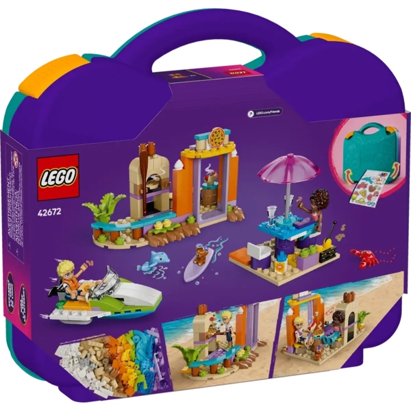 Конструктор LEGO Friends Творча валіза для подорожей і відпочинку на пляжі, 188 деталей (42672) - Pampik - 2