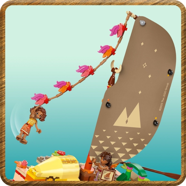 Конструктор LEGO Disney Princess Пригодницьке каное Ваяни, 529 деталей (43270) - Pampik - 7