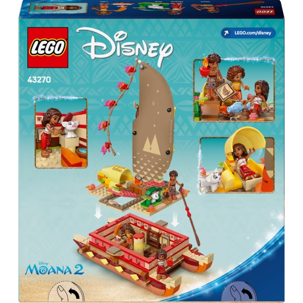Конструктор LEGO Disney Princess Пригодницьке каное Ваяни, 529 деталей (43270) - Pampik - 2