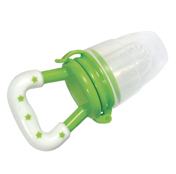 Ниблер Курносики, силиконовый, с колпачком, салатовый (7066 зел) - Pampik