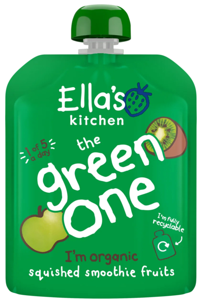 Смузі фруктове Ella's kitchen The Green One, 90 г - Pampik