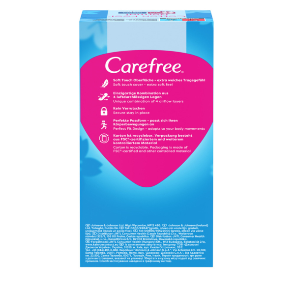 Прокладки жіночі щоденнi CAREFREE® Cotton Feel Fresh, 34 шт. - Pampik - 5