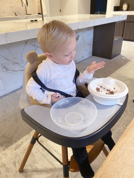 Подушка к стульчику для кормления Childhome Evolu, бежевый мишка (CHEVOSCTB) - Pampik - 11