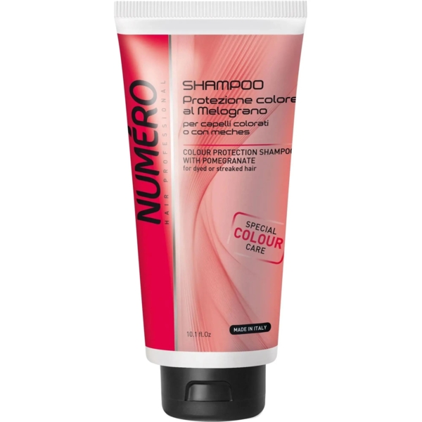 Шампунь Numero для захисту кольору волосся, з екстрактом граната, 300 мл - Pampik