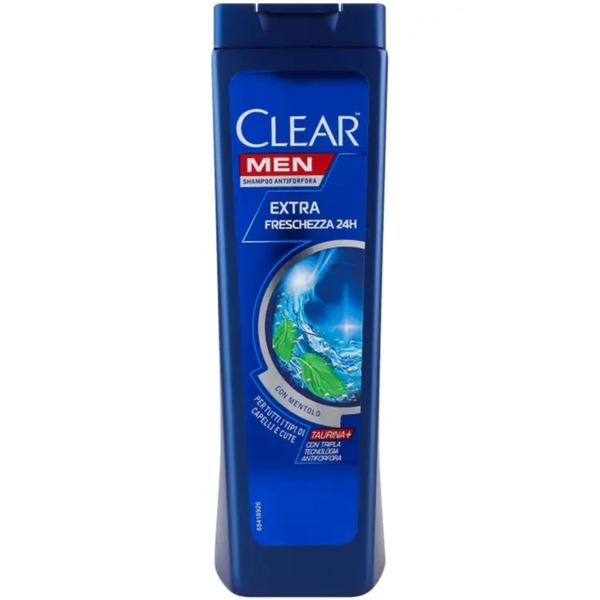 Шампунь против перхоти Clear Men Ледяная свежесть с ментолом, 225 мл - Pampik