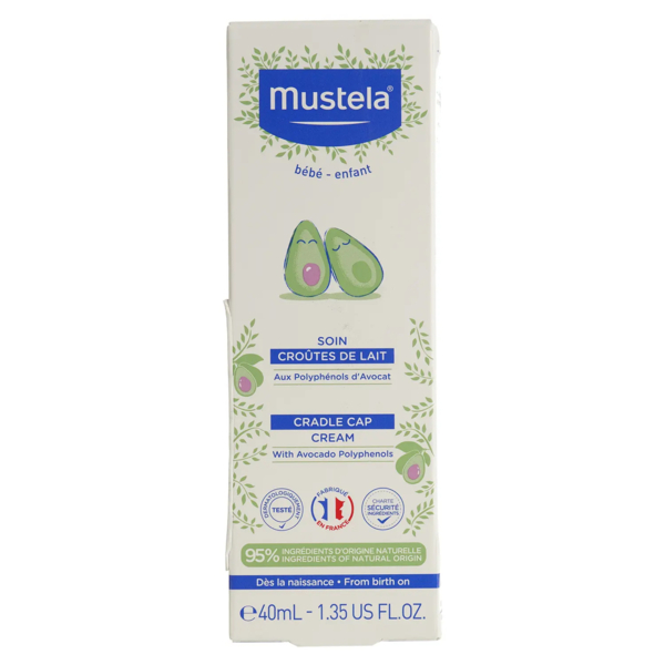 Крем від себорейних скоринок Mustela Bebe Cradle Cap Cream, 40 мл - Pampik - 3