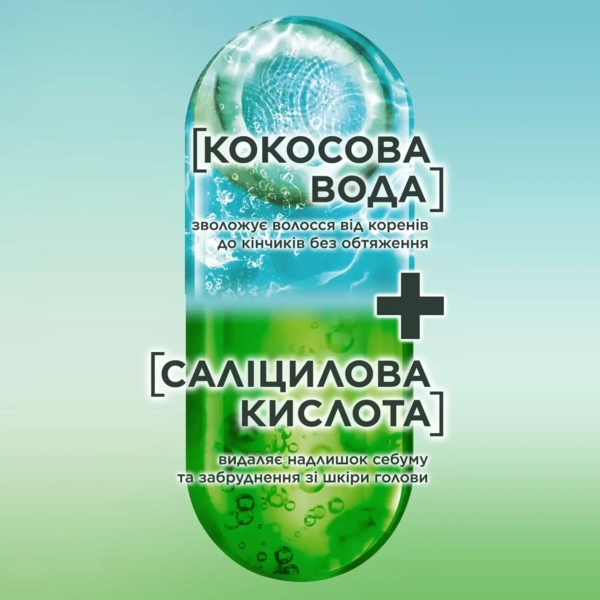 Шампунь Garnier Fructis Баланс зволоження для волосся жирного біля коренів і сухого на кінчиках, 400 мл - Pampik - 3