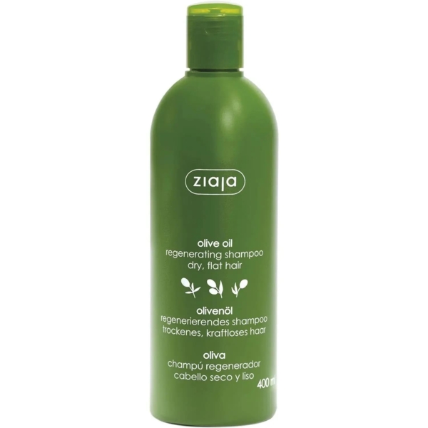 Відновлювальний шампунь Ziaja Оливковий, 400 мл - Pampik