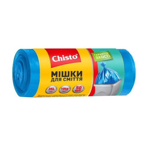 Мешки для мусора Chisto, 35 л, 50 шт. - Pampik