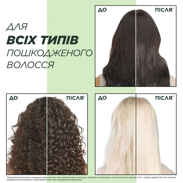 Шампунь Garnier Fructis Гудбай Повреждение для секущихся и поврежденных волос, 400 мл - Pampik - 9