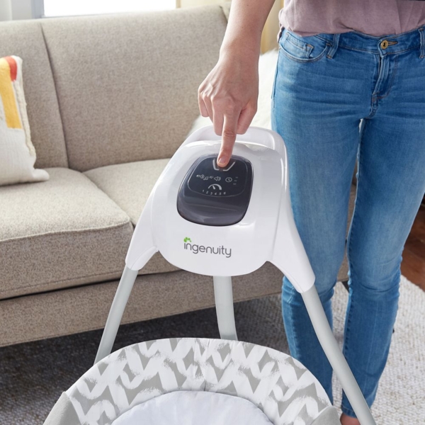 Кресло-качели 2 в 1 Ingenuity SimpleComfort (11791) - Pampik - 6