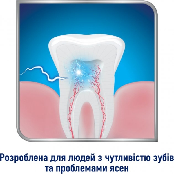 Зубна щітка Sensodyne Чутливість зубів та захист ясен, м'яка, білий з синім - Pampik - 5