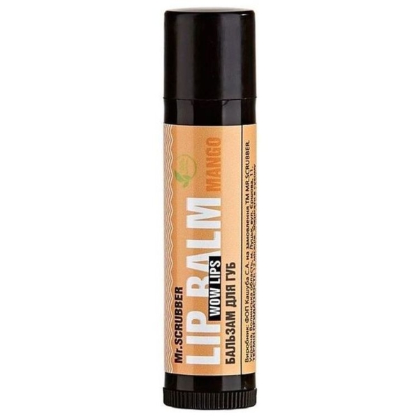 Бальзам для губ Mr.Scrubber Wow Lips Mango, 5 г - Pampik