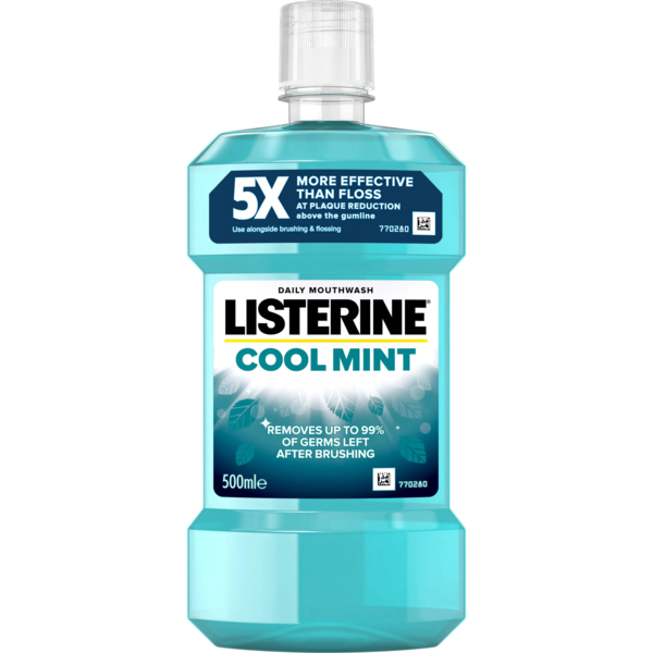 Ополаскиватель для полости рта Listerine Свежая мята Защита десен, 500 мл - Pampik