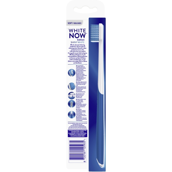 Зубна щітка Signal Відбілювання та сяйво, м'яка, біло-синя - Pampik - 3