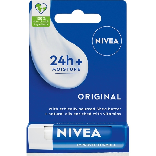Бальзам для губ Nivea Original Базовий,4.8 г - Pampik