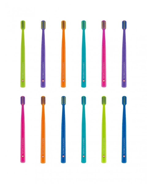 Ортодонтична щітка Curaprox CS 5460 Ortho Ultrasoft з заглибленням, в асортименті - Pampik - 2