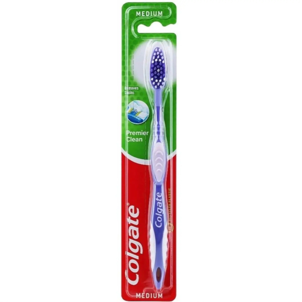 Зубна щітка Colgate Premier Clean, середня жорсткість, в асортименті - Pampik - 3