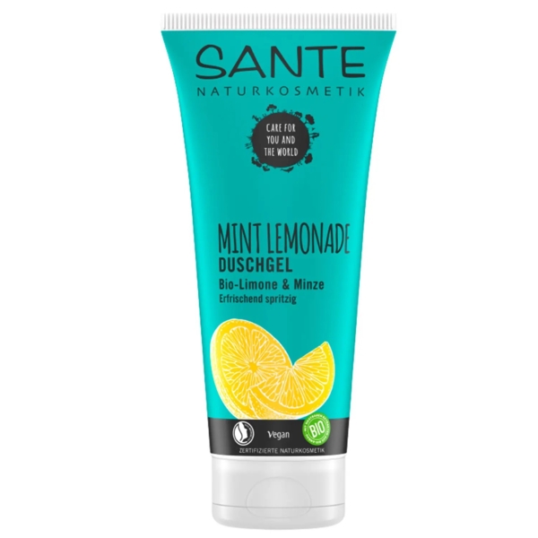 Био-гель для душа Sante Mint Lemonade Лимон и Мята, 200 мл - Pampik