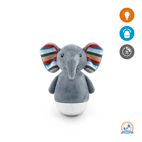 Ночник-тумблер Zazu Слоненок Элли (ZA-ELLI-01) - Pampik - 2