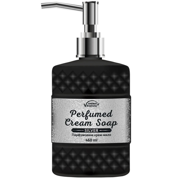 Крем-мило Energy of Vitamins Perfumed Silver парфумоване, 460 мл - Pampik