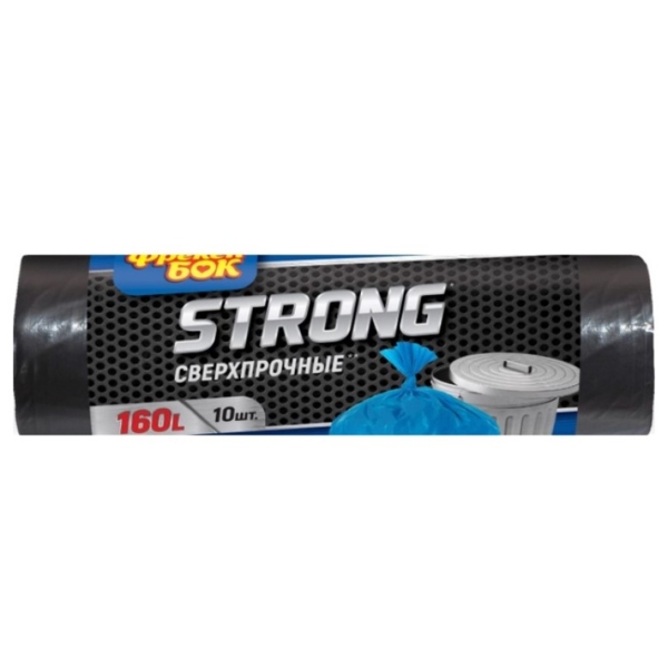 Пакети для сміття Фрекен Бок Strong, 160 л, 10 шт. - Pampik