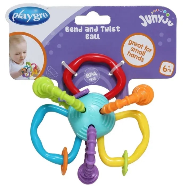 Іграшка-прорізувач Playgro Гнучкий м'ячик (25235) - Pampik - 2