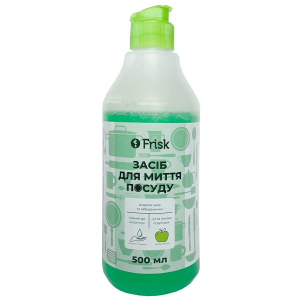 Средство для мытья посуды Frisk Яблоко, 500 мл - Pampik