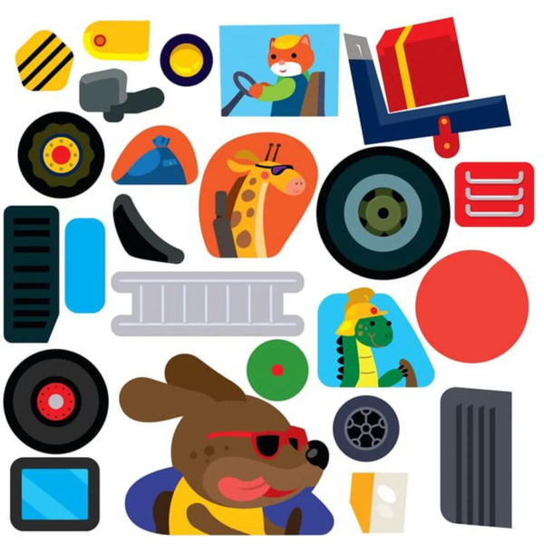 Книга-гра. Багаторазові наклейки. Книга 3. 3D Машини - Pampik - 3