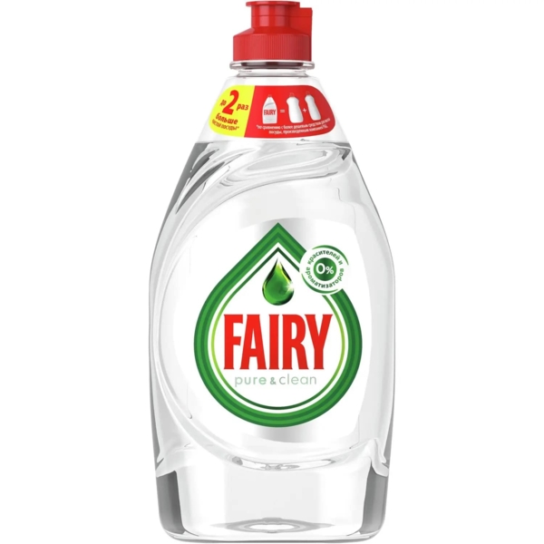 Средство для мытья посуды Fairy Pure & Clean, 450 мл - Pampik - 2