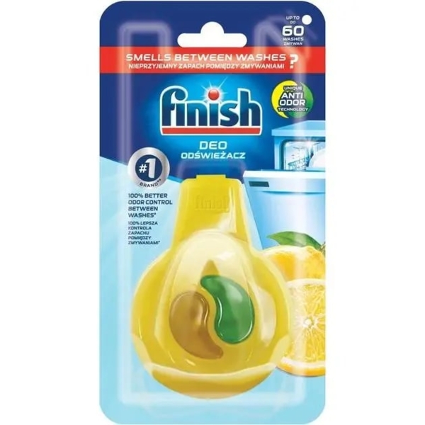 Освіжувач для посудомийних машин Finish Лимон та лайм, 5 г - Pampik