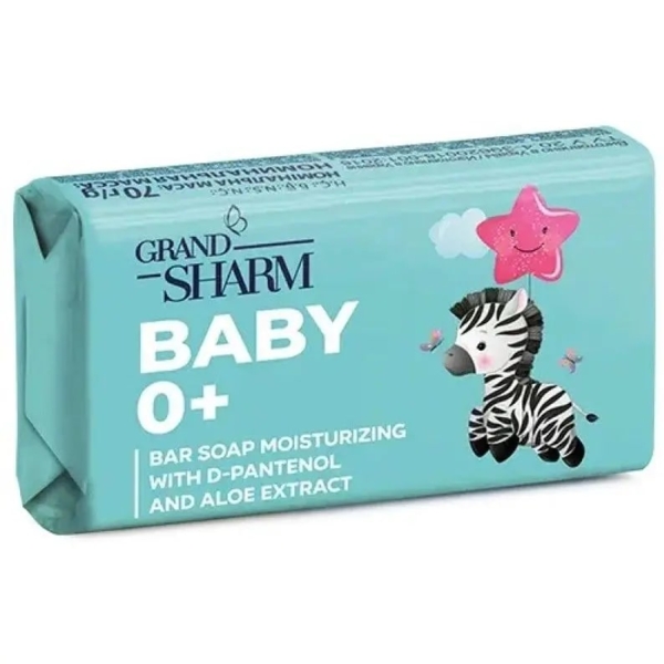 Дитяче мило Grand Sharm Baby 0+ з D-пантенолом та алое, 70 г - Pampik