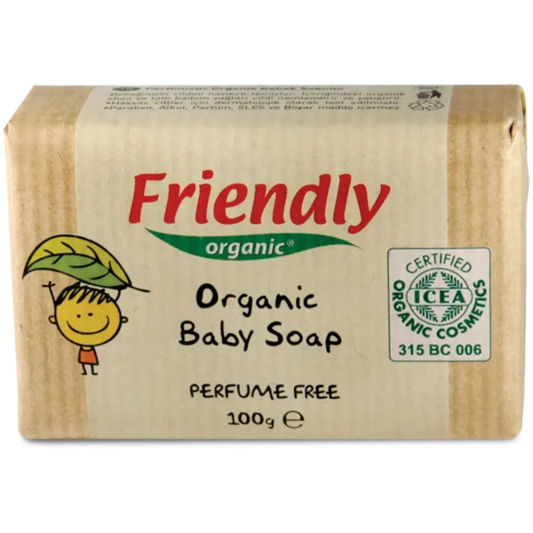 Дитяче органічне мило Friendly Organic Parfume Free, 100 г - Pampik
