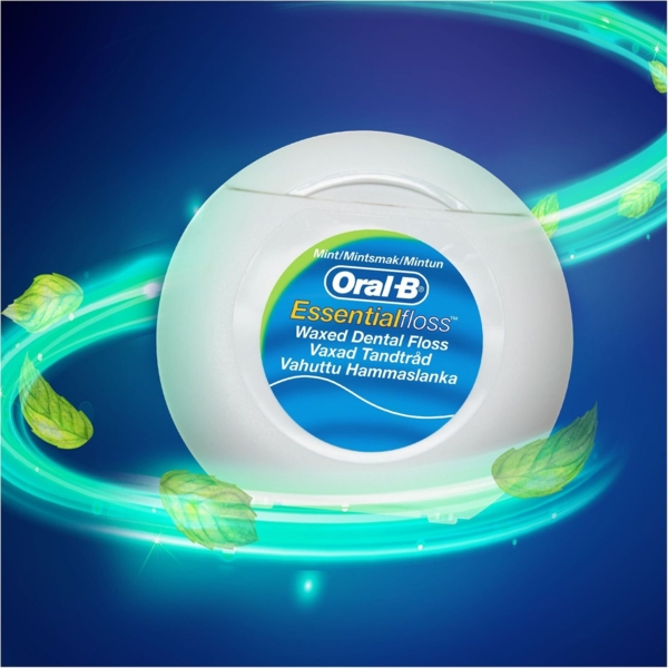 Зубна нитка Oral-B Essential Floss М'ята, 50 м - Pampik - 2