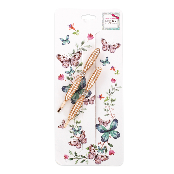 Заколки для волос Lukky, 2 шт. (T18448) - Pampik