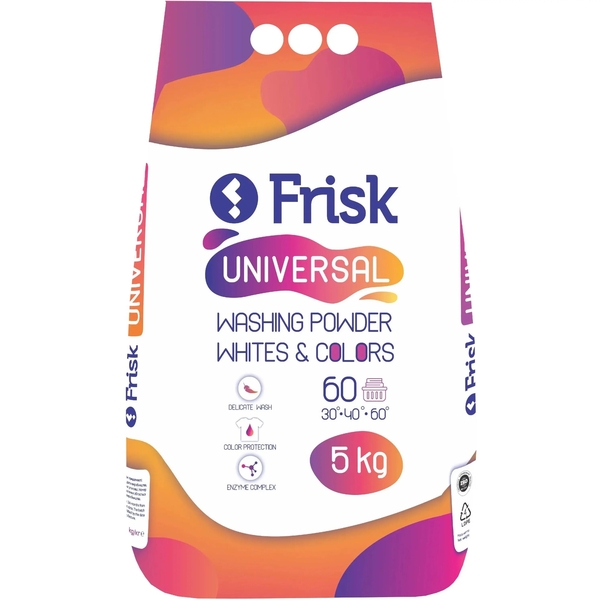 Пральний порошок Frisk Universal, 5 кг - Pampik