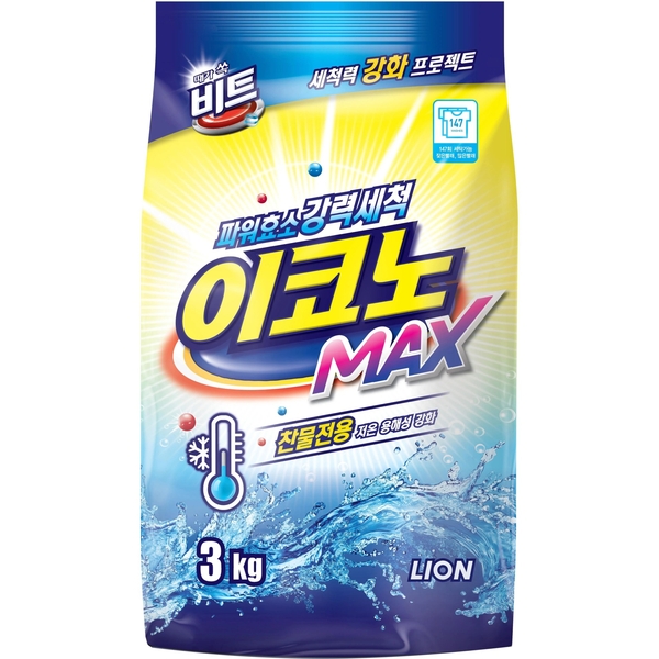 Пральний порошок Lion Beat Econo Max, 3 кг - Pampik
